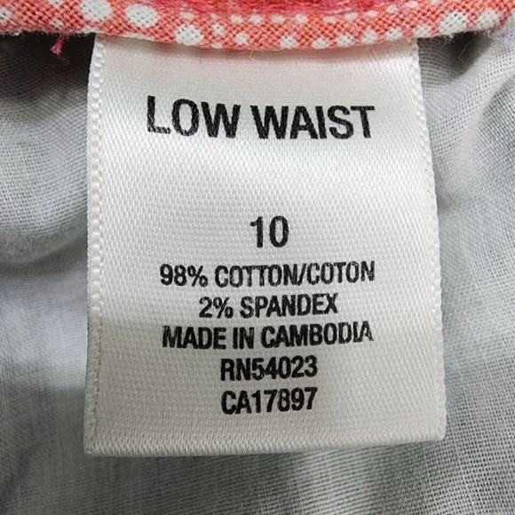 Vintage Y2K Old Navy Pants Womens 10 Green Corduroy Low Waist Flare Leg Preppy - Picture 9 of 14